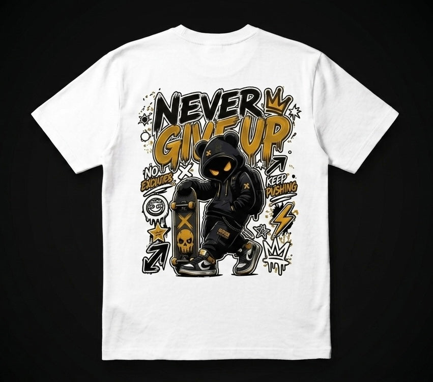 T−SHIRT URBAN COTTON GIVE UP