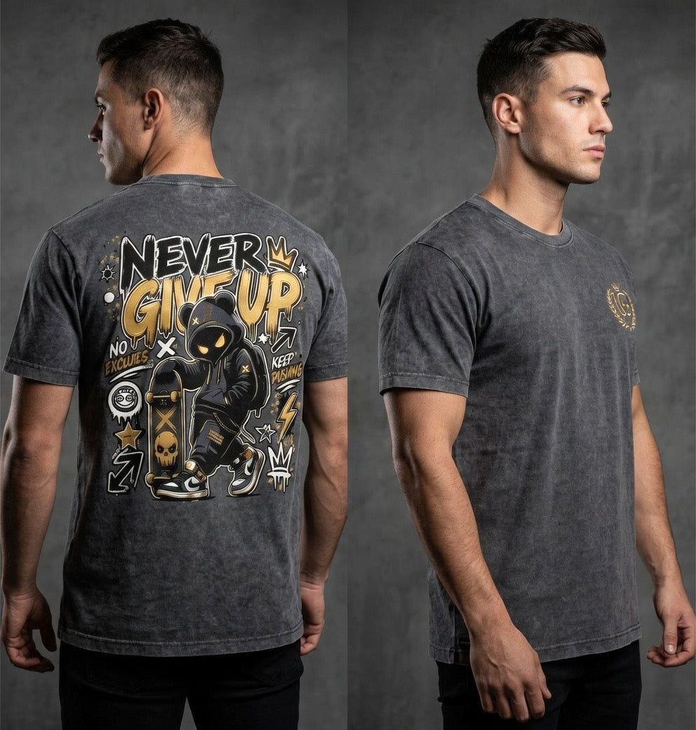 T−SHIRT URBAN COTTON GIVE UP