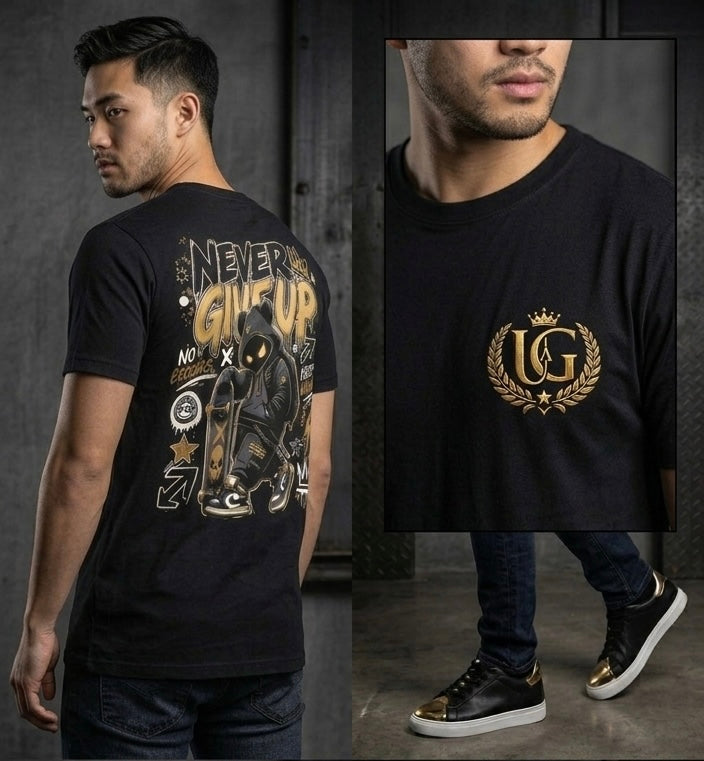 T−SHIRT URBAN COTTON GIVE UP